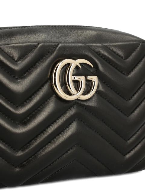 Gucci small GG Marmont cross body bag - Black
