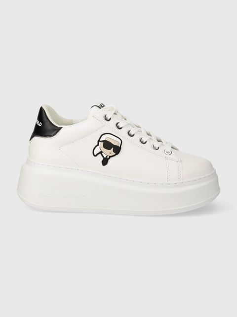 Karl Lagerfeld sneakersy skórzane ANAKAPRI kolor biały KL63530N - zdjęcie produktu nr 1