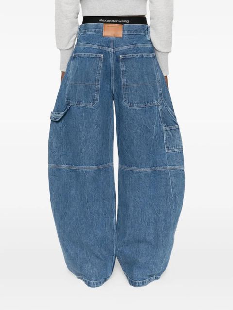 Alexander Wang logo-detail jeans - Blue