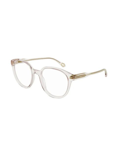 Chloé Eyewear oval frame glasses - Pink - zdjęcie produktu nr 2