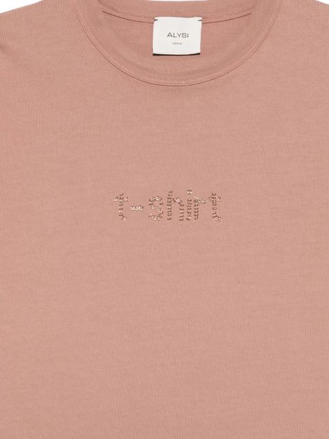 Alysi embellished T-shirt - Pink