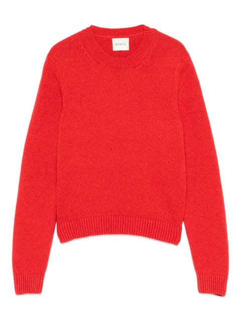 KHAITE Leta sweater - Red - zdjęcie produktu nr 1
