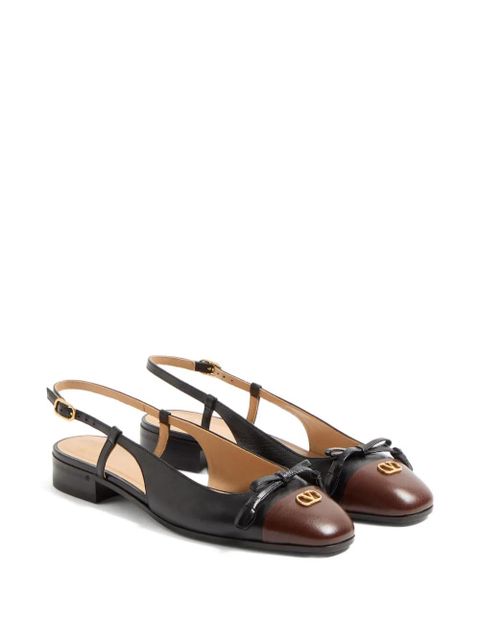 Valentino Garavani 25mm Valet du Roi slingback ballet flats - Black