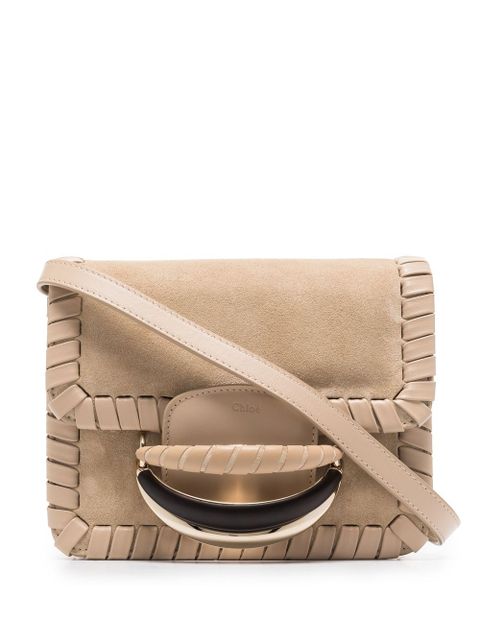 Chloé Kattie leather clutch bag - Neutrals - zdjęcie produktu nr 1