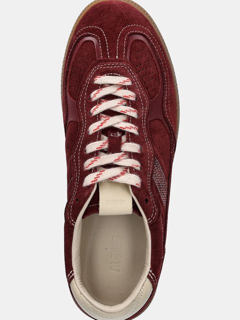 Alohas sneakersy skórzane Tb.490 damskie kolor bordowy S100471-34