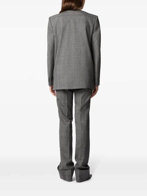 Tod's Collarless blazer - Grey - zdjęcie produktu nr 2