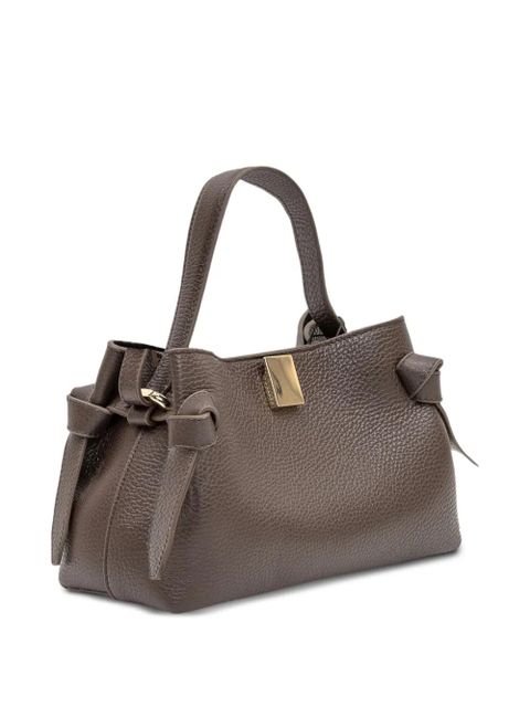 Yuzefi mini Gyoza knot-detail tote bag - Brown