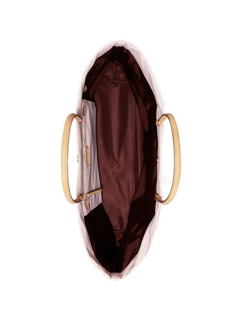 Tory Burch logo-appliqué tote bag - Pink