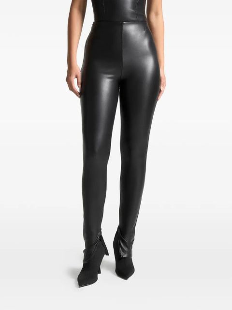 Manière De Voir embroidery hem zip leggings - Black - zdjęcie produktu nr 1