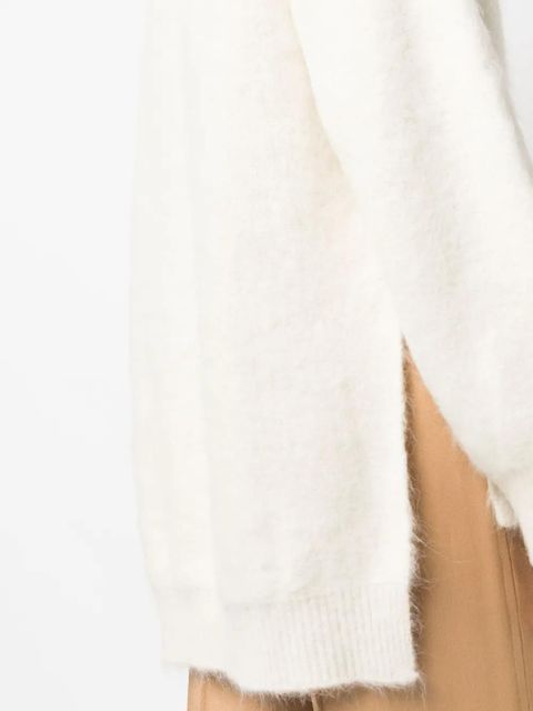 Jil Sander long-sleeved textured-finish jumper - Neutrals