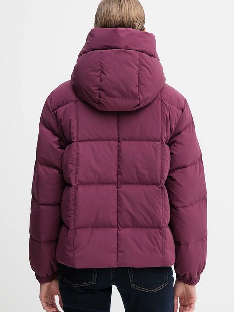 United Colors of Benetton kurtka puchowa kolor fioletowy zimowa oversize 22T6DN086