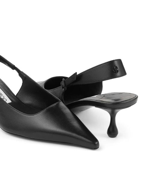 Jimmy Choo Amel 50mm leather pumps - Black