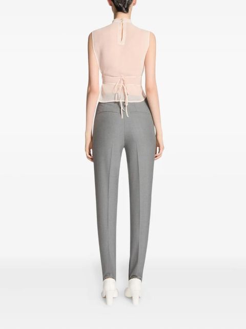 DRIES VAN NOTEN embellished-bib top - Pink