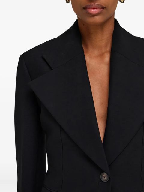 Ferragamo cropped blazer - Black