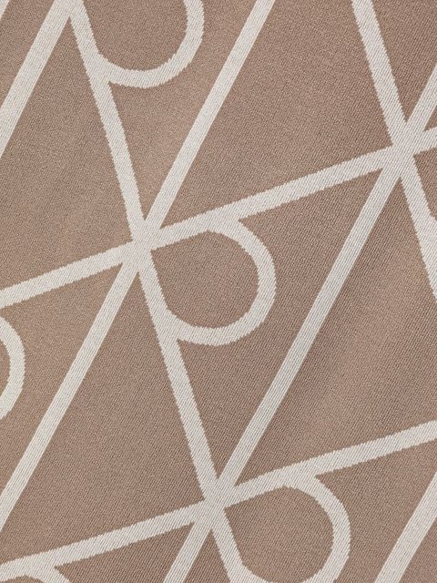 Calvin Klein szalik damski kolor beżowy wzorzysty LV04F8076G - zdjęcie produktu nr 2