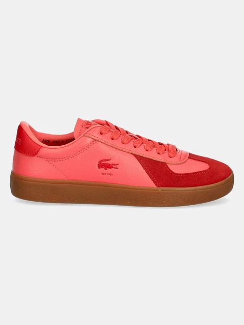 Lacoste sneakersy skórzane BASESHOT PRO damskie kolor pomarańczowy 49SFA0030 - zdjęcie produktu nr 2