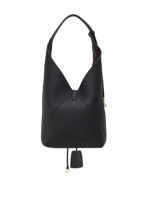 Ferragamo leather hobo shoulder bag - Black