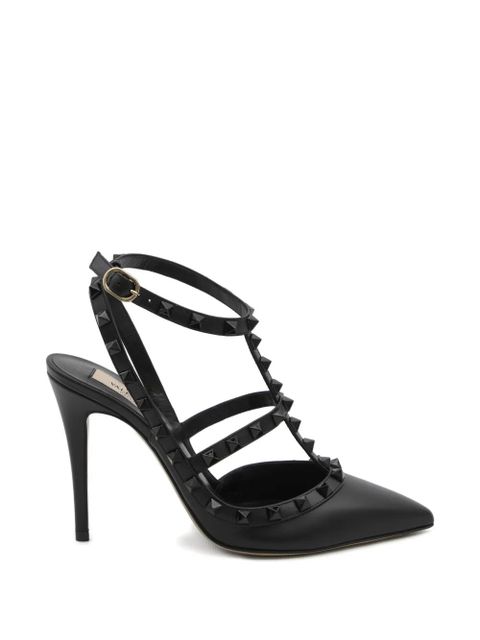 Valentino Garavani studded T-strap pumps - Black - zdjęcie produktu nr 1
