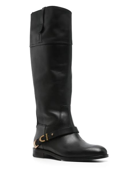 Golden Goose Charlie buckled knee-high boots - Black