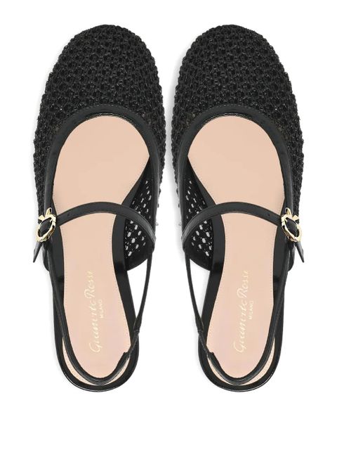 Gianvito Rossi Francoise buckle-strap heeled pumps - Black