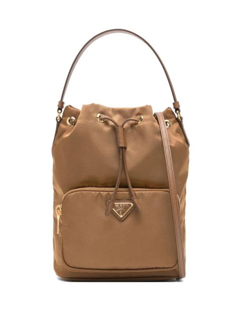 Prada drawstring pocket satchel - Brown - zdjęcie produktu nr 1