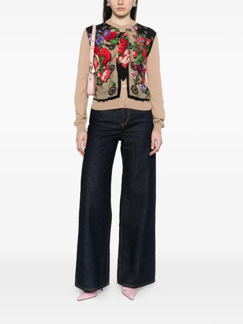 Moschino floral-print cardigan - Neutrals - zdjęcie produktu nr 2