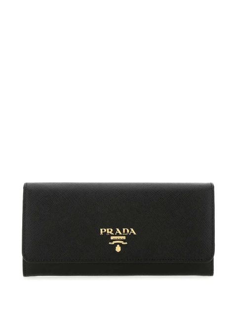 Prada large leather wallet - Black - zdjęcie produktu nr 1