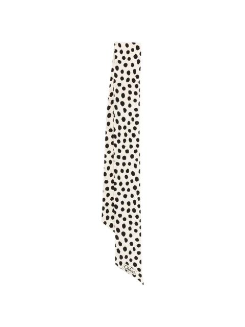 Chloé polka-dot scarf - Neutrals - zdjęcie produktu nr 1
