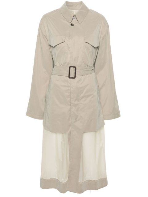 Maison Margiela belted panelled trench coat - Neutrals - zdjęcie produktu nr 1