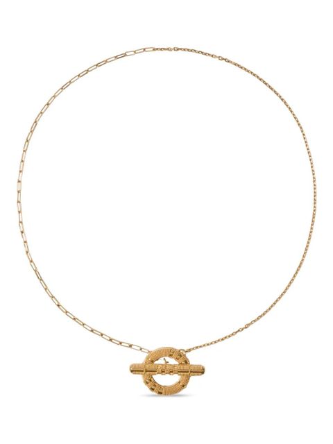 Burberry Check Granulation necklace - Gold - zdjęcie produktu nr 1