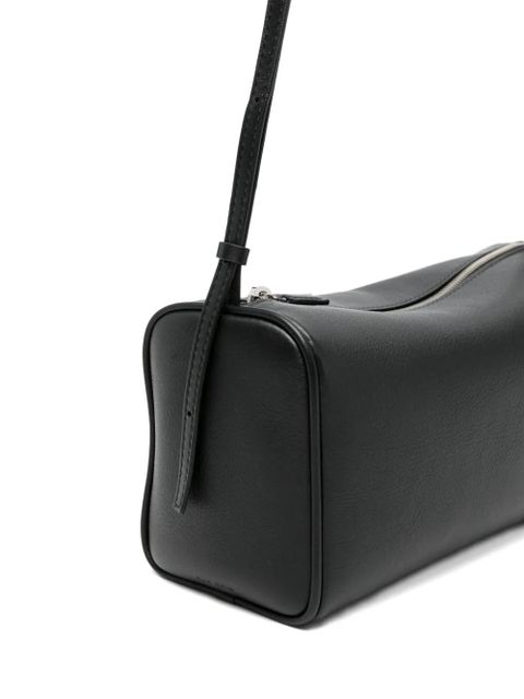 The Row leather cross body bag - Black