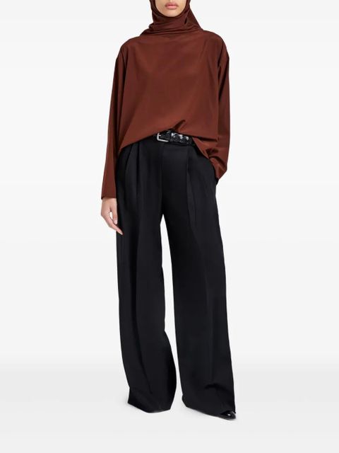 Proenza Schouler roll-neck top - Brown - zdjęcie produktu nr 2