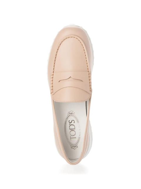 Tod's leather loafers - Neutrals