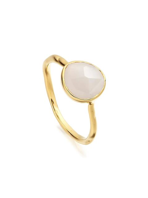 Monica Vinader Siren Stacking Moonstone ring - Gold - zdjęcie produktu nr 1