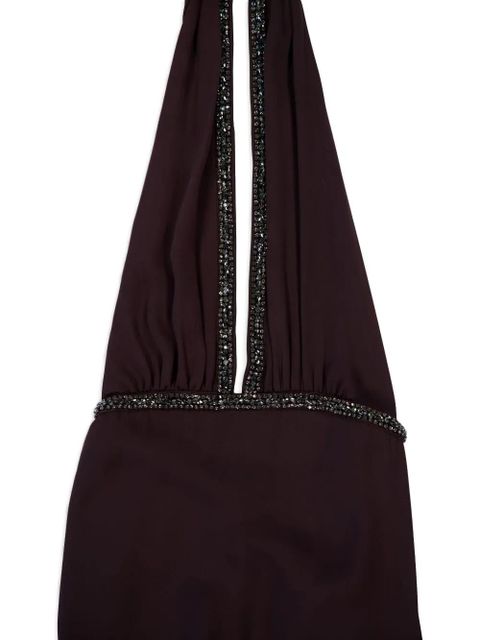 Johanna Ortiz New Destiny halter-neck maxi dress - Brown