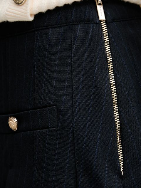 Morgan spódnica kolor granatowy mini rozkloszowana JLOUI.F