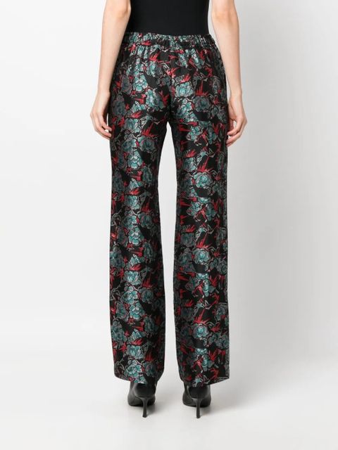 Zadig&Voltaire Pomy jacquard-pattern trousers - Black