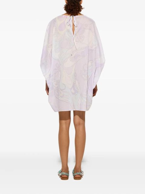 PUCCI wave-print kaftan dress - Purple