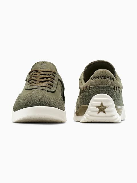 Converse sneakersy zamszowe Run Star Trainer kolor zielony A13057C - zdjęcie produktu nr 2