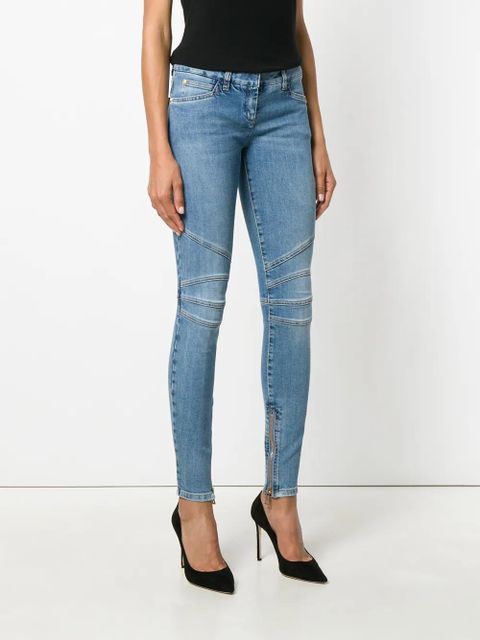 Balmain skinny biker jeans - Blue