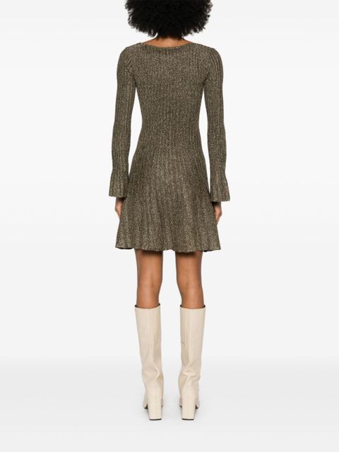 STAUD Raquel mini dress - Gold