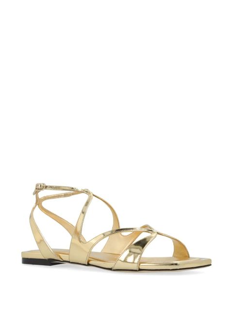 Jimmy Choo Ayla metallic sandals - Gold