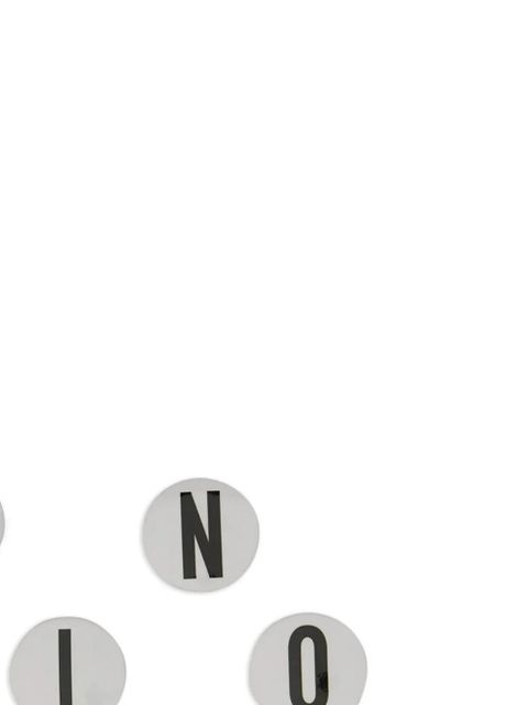 Moschino letter pins - White - zdjęcie produktu nr 2