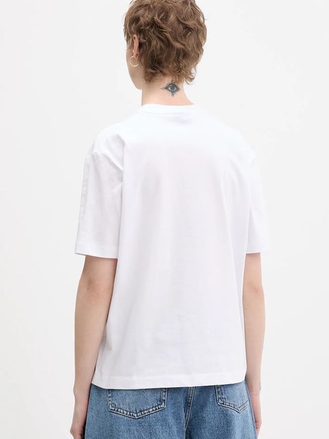 Karl Lagerfeld Jeans t-shirt bawełniany damski kolor biały B1W17055