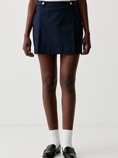 Tommy Hilfiger spódnica z bawełną - zdjęcie produktu nr 1