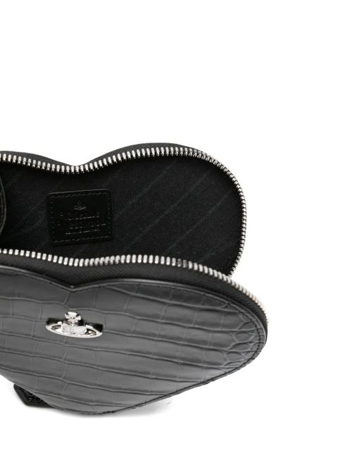Vivienne Westwood heart-shape crossbody bag - Black