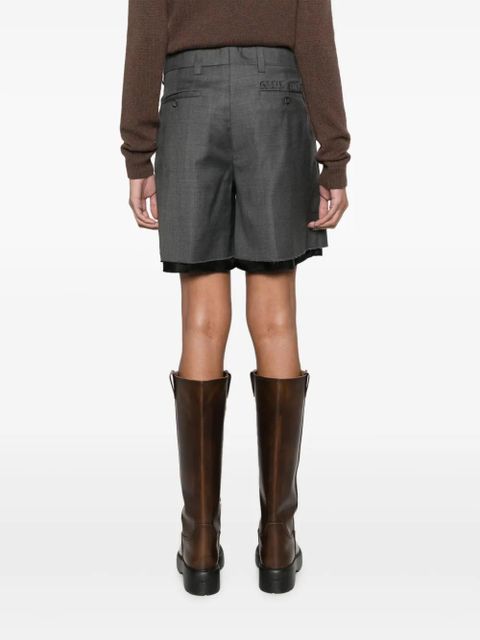 Miu Miu Grisaille Bermuda shorts - Grey