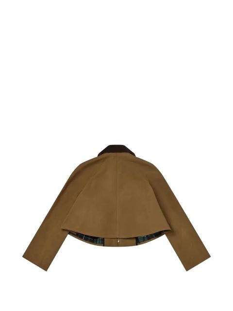 JW Anderson corduroy collar cropped jacket - Brown - zdjęcie produktu nr 2