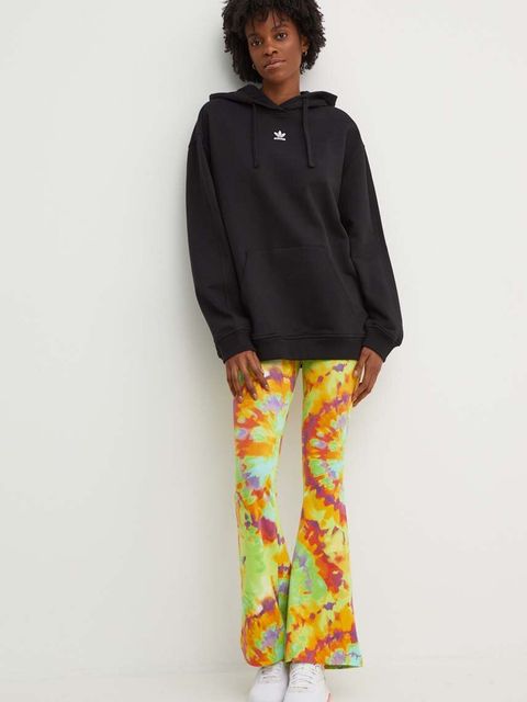 adidas Originals bluza bawełniana Essential damska kolor czarny gładka IY9630