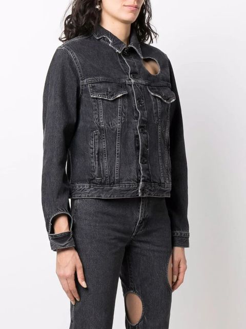 Off-White Meteor denim jacket - Grey